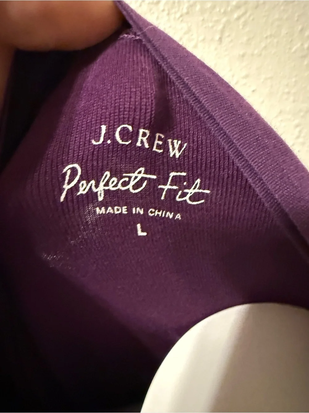 J. Crew Purple V‑Neck Button Front Cardigan